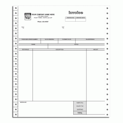 Continuous Service Invoice for One-Write Plus