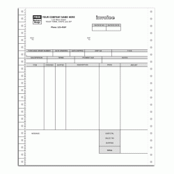 Continuous Inventory Invoice for One-Write Plus