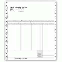 General Continuous Invoice for MYOB