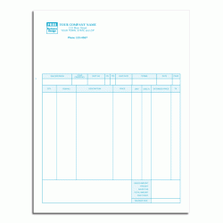 General Laser Invoice MYOB