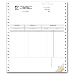 Continuous Product Invoice for Peachtree