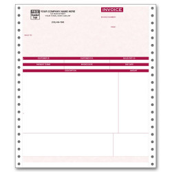 Continuous Service Invoice for Peachtree - Parchment