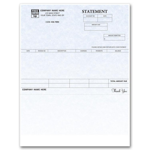 Laser Statement for One-Write Plus - Parchment 