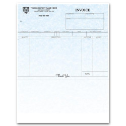 General Laser Invoice - Parchment