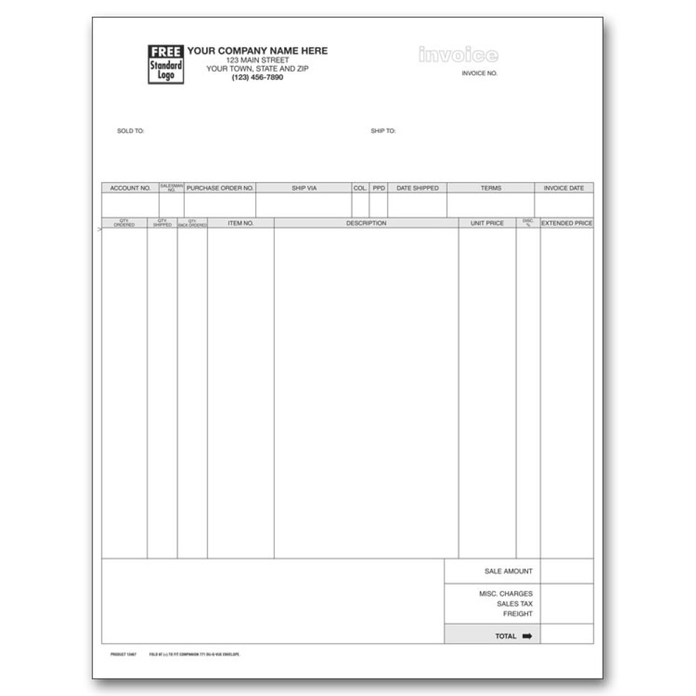 Laser Invoices 