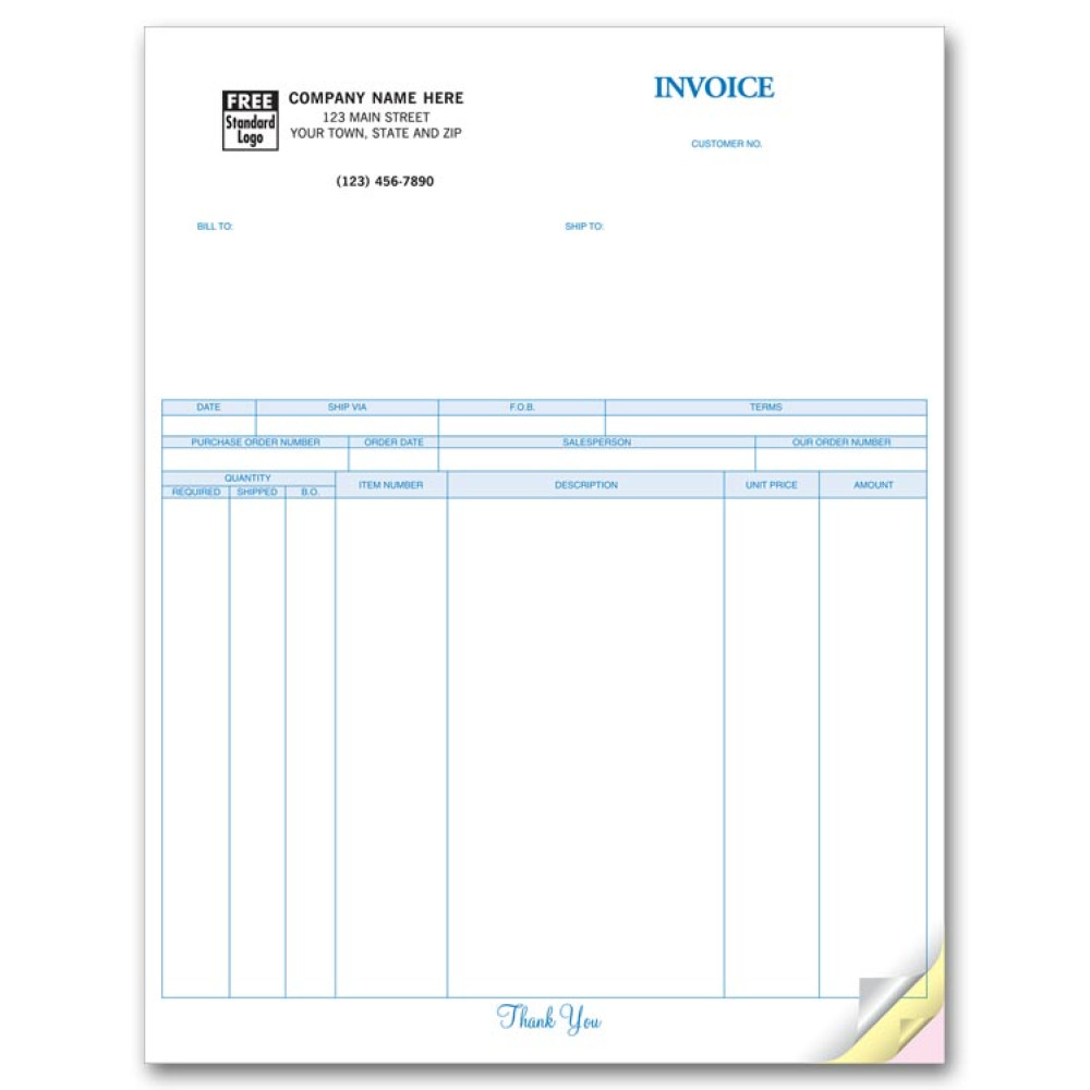 Laser Product Invoice for BusinessWorks 