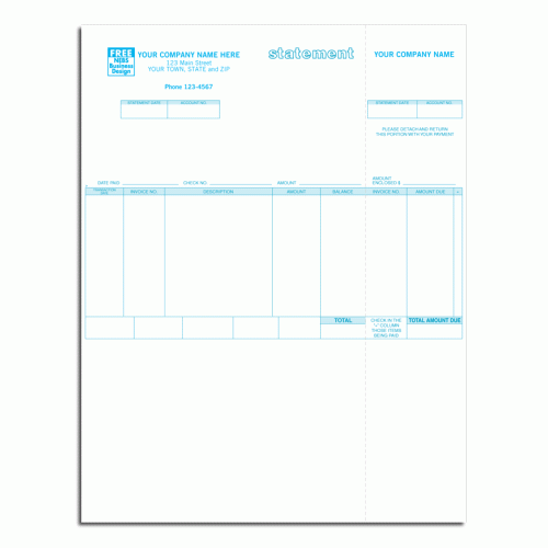 Laser Statement for Business Works 