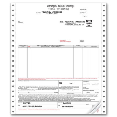 Bill of Lading 