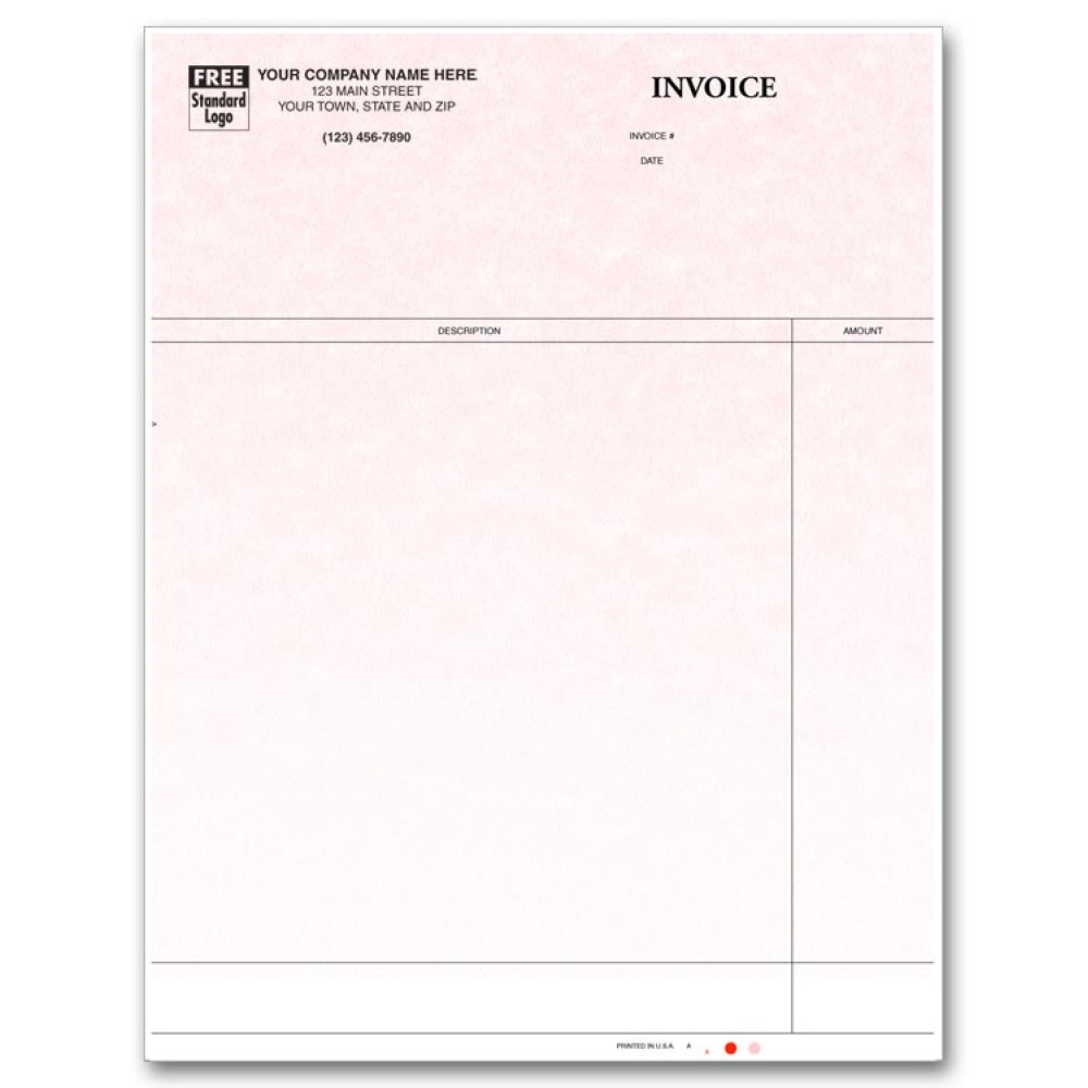 Laser Professional Invoice - Parchment 