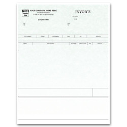 Laser Product Invoice - Parchment