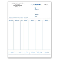 Personalized Laser Statements with Terms