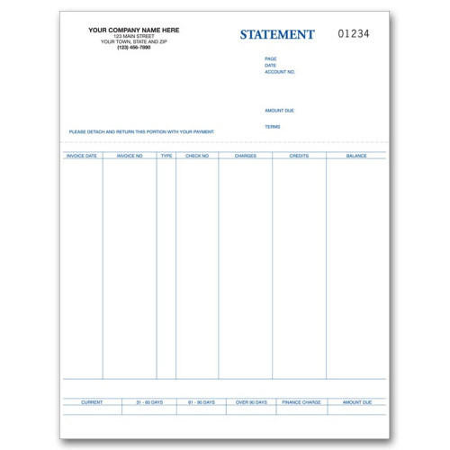 Personalized Laser Statements with Terms 