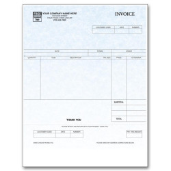 Personalized Laser Invoices