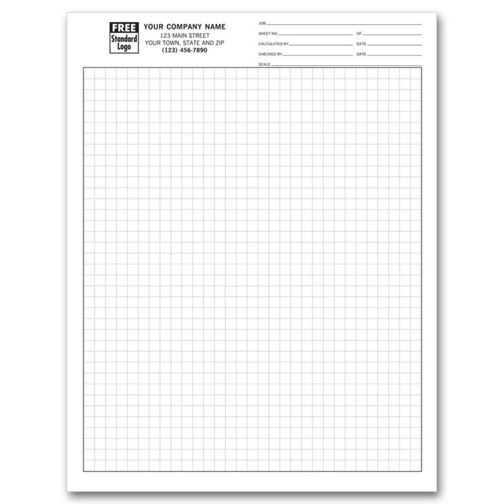 Engineering Graph Paper - 1/4 Inch 