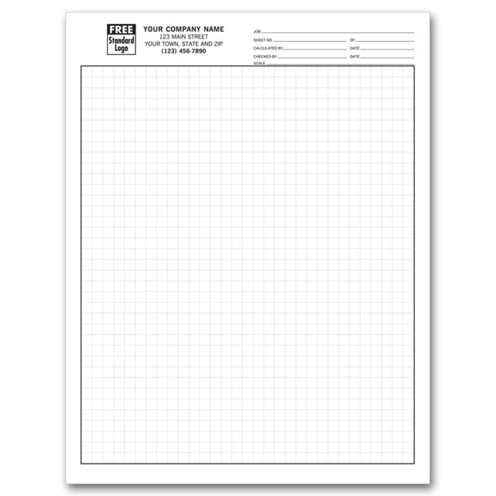 1/4 Inch Engineering Graph Pads 