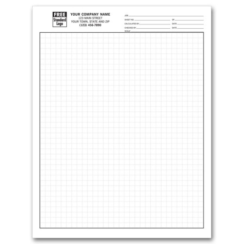 1/4 Inch Engineering Graph Pads 