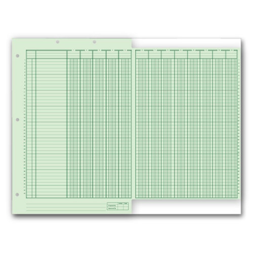 Columnar Work Sheets 