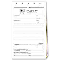 Compact Carbon Copy Proposal Forms