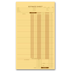 Personalized Estimate Pads