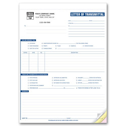 Letter of Transmittal Forms