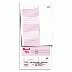 Preprinted Guest Checks Forms