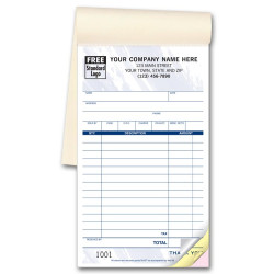 Carbonless Sales Receipts Booked