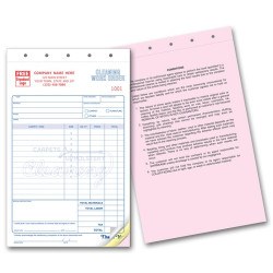 Carpet Cleaning Contract Invoice