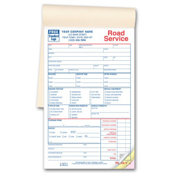 Road Service Form - Booked