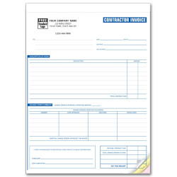 General Contractor Business Invoices