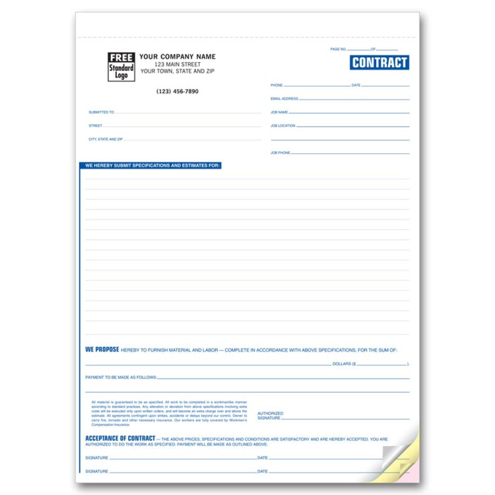 Business Contract Forms 