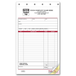 Custom Special Wording Receipts