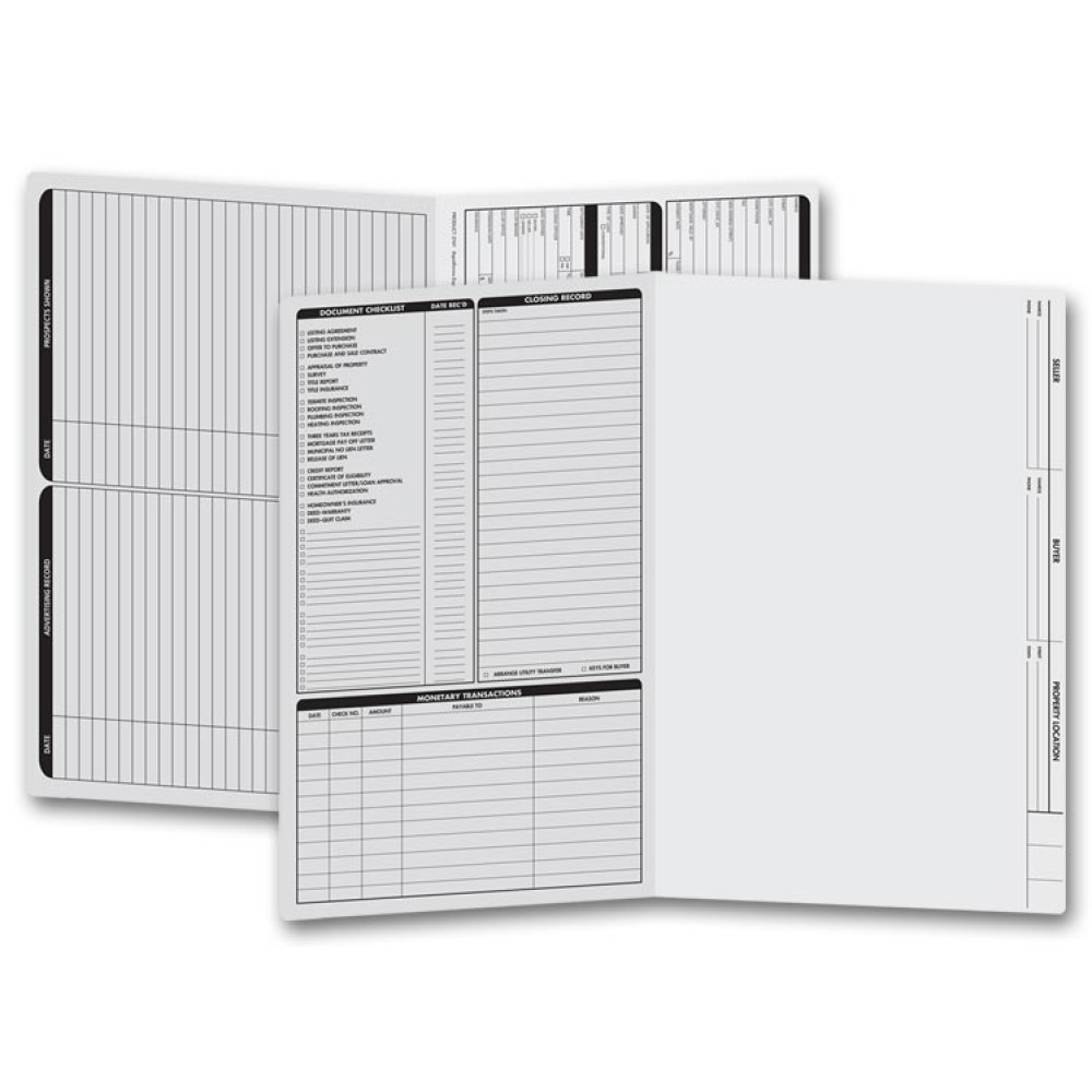 Real Estate Legal Size Folders 