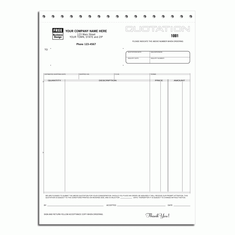 Quotations Forms 