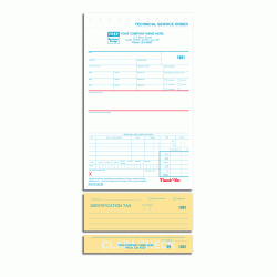 Technical Service Forms with Tags