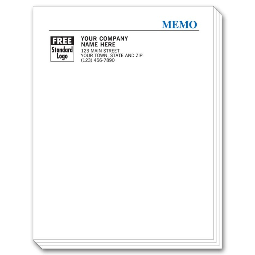 Personalized Memo Pad Sheets 