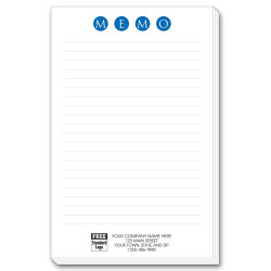 Large Memo Pads with Lines