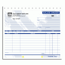 Small Sales Order Forms