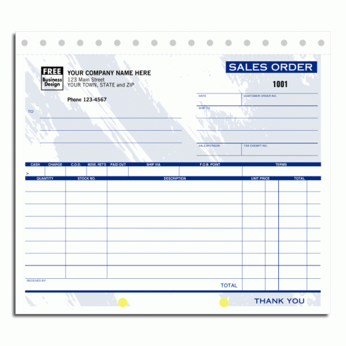 Small Sales Order Forms 