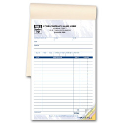 Carbonless Colored Sales Forms Booked