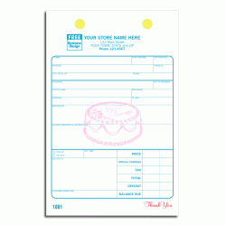 Bakery Goods Custom Register Forms