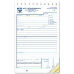 Work Order Plumbing Compact Forms