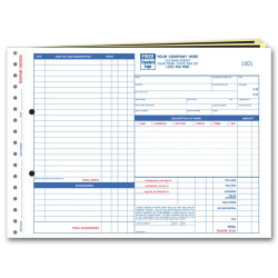 Carbon Copy Auto Repair Order Forms