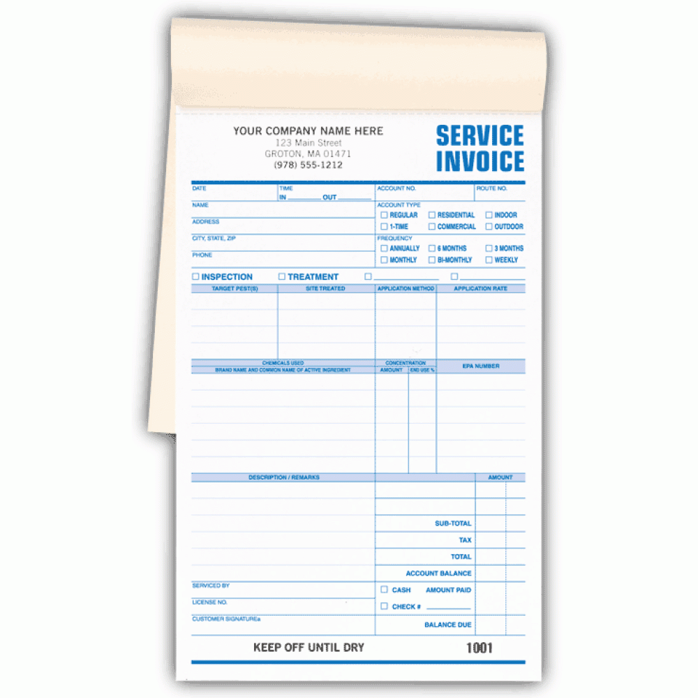 Professional Invoices - Pest Control Invoices 