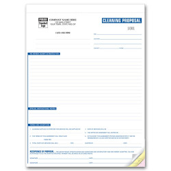 General Cleaning Proposal Forms