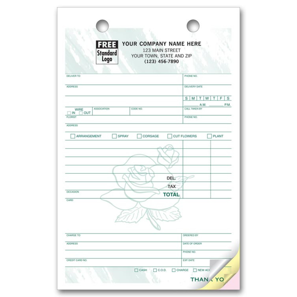 Flower Customized Register Forms 