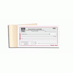 Personalized Receipt Books