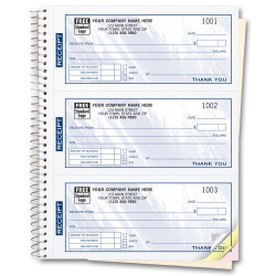 Custom Receipt Books- Color Collection 