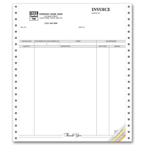 General Continuous Invoice 