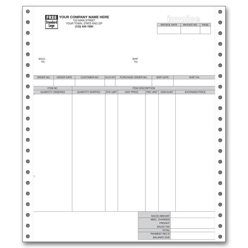 General Continuous Invoice for RealWorld 