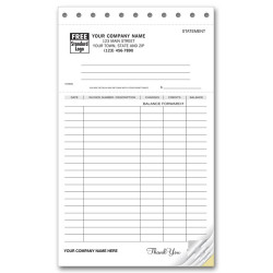 Ledger Statement Forms with Lines